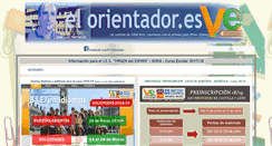 Desktop Screenshot of elorientador.es